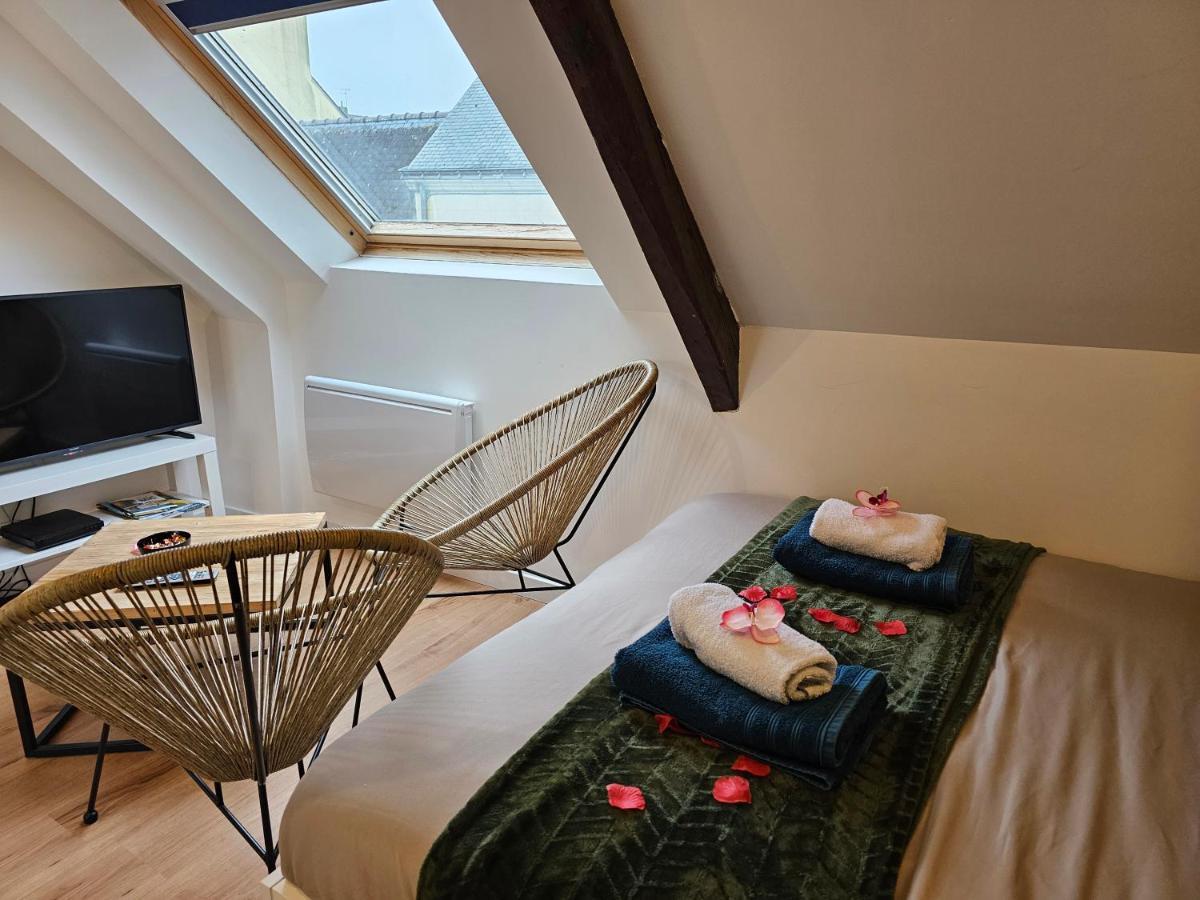 Logement de caractère en haute ville de Quimperlé Exterior foto
