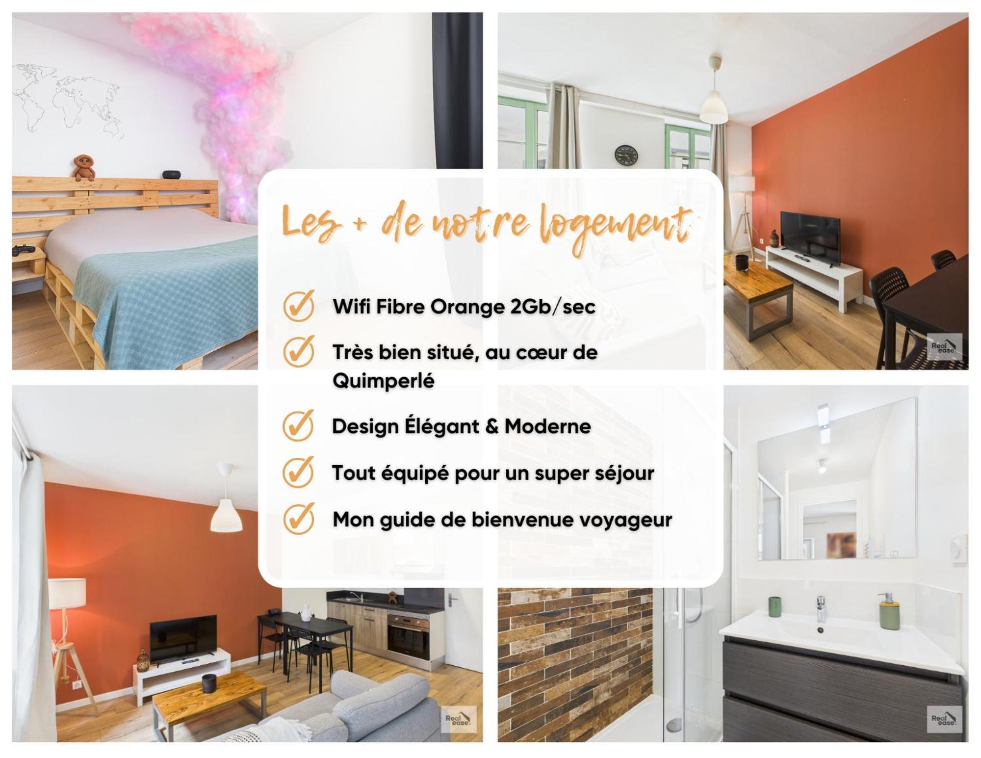 Logement de caractère en haute ville de Quimperlé Exterior foto