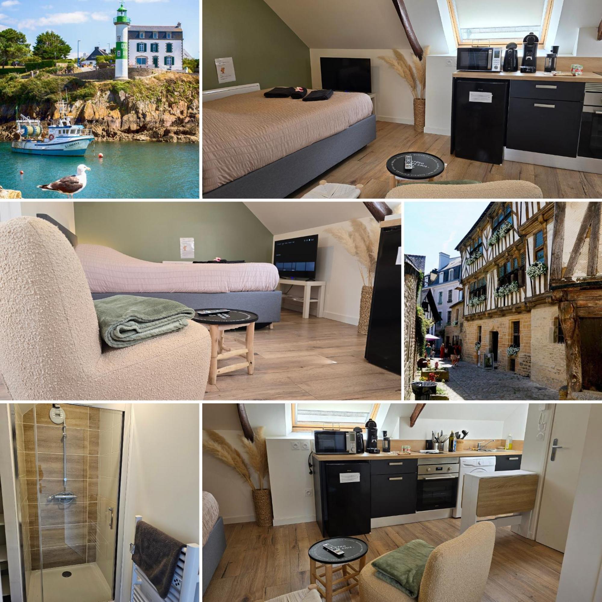 Logement de caractère en haute ville de Quimperlé Exterior foto