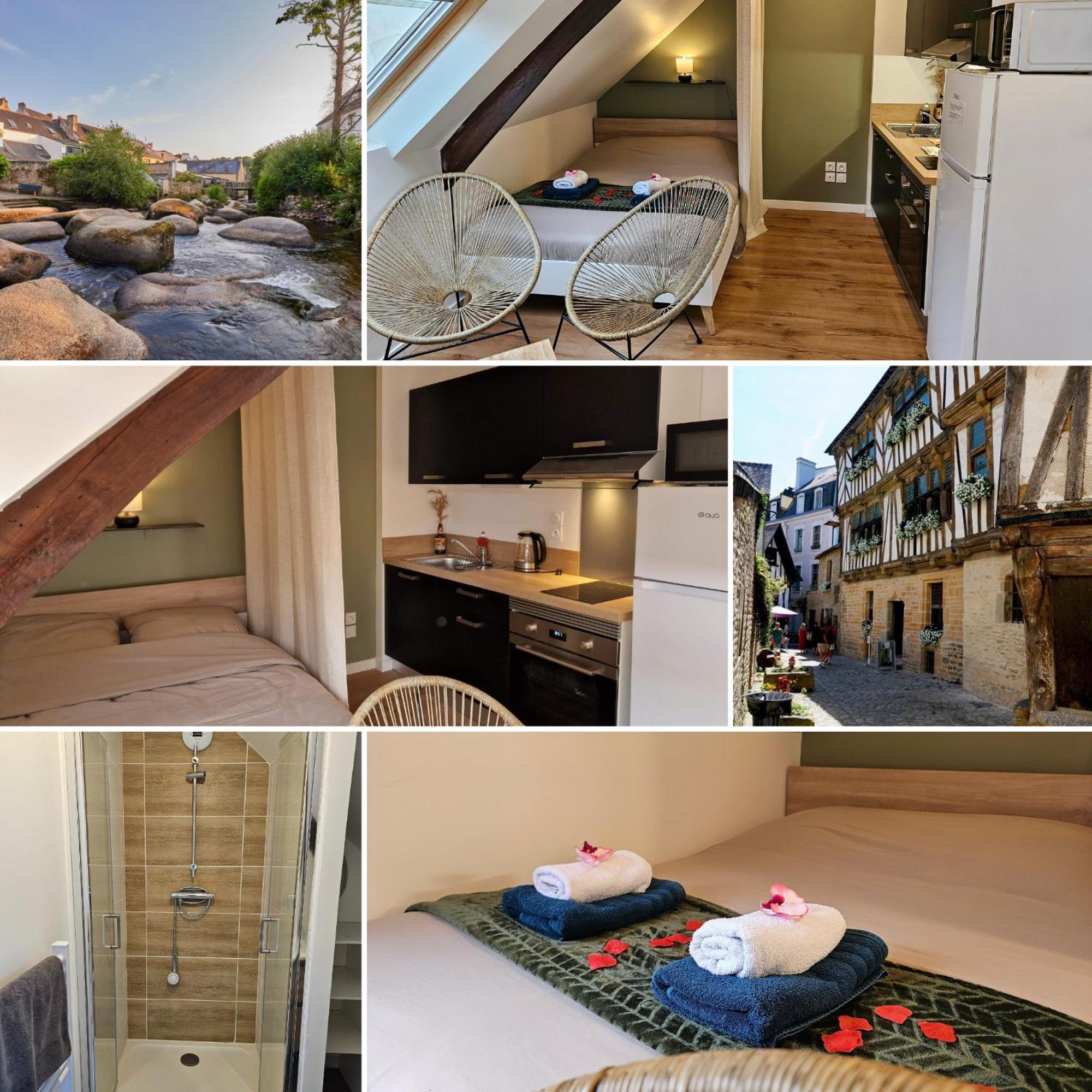 Logement de caractère en haute ville de Quimperlé Exterior foto